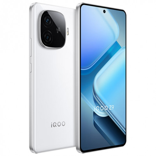 vivo iQOO Z9, double caméra arrière, 12 Go + 512 Go, identification par empreinte digitale sur écran Face ID, 6,78 pouces Android 14.0 OriginOS 4 Snapdragon 7 Gen 3 Octa Core 2,63 GHz, OTG, NFC, réseau : 5G, prise en SV522W1897-010
