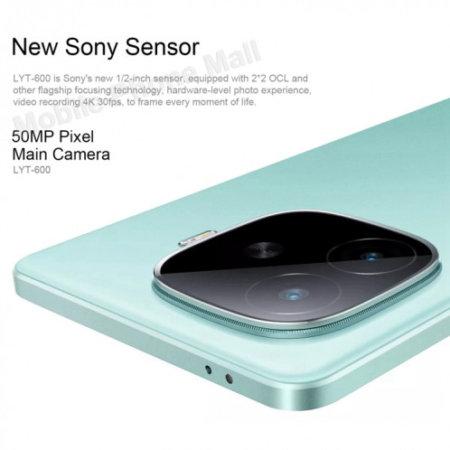 vivo iQOO Z9, double caméra arrière, 12 Go + 512 Go, identification par empreinte digitale sur écran Face ID, 6,78 pouces Android 14.0 OriginOS 4 Snapdragon 7 Gen 3 Octa Core 2,63 GHz, OTG, NFC, réseau : 5G, prise en SV522B547-010