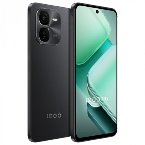 vivo iQOO Z9x, double caméra arrière, 8 Go + 128 Go, identification par empreinte digitale sur écran Face ID, 6,72 pouces Android 14.0 OriginOS 4 Snapdragon 6 Gen 1 Octa Core 2,2 GHz, OTG, réseau : 5G, prise en SV527B1301-017