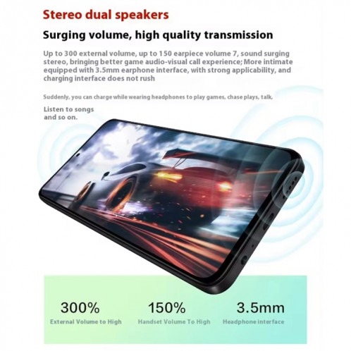 vivo iQOO Z9x, double caméra arrière, 8 Go + 128 Go, identification par empreinte digitale sur écran Face ID, 6,72 pouces Android 14.0 OriginOS 4 Snapdragon 6 Gen 1 Octa Core 2,2 GHz, OTG, réseau : 5G, prise en SV527B1301-017