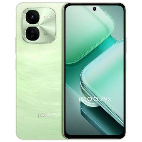 vivo iQOO Z9x, double caméra arrière, 12 Go + 256 Go, identification par empreinte digitale sur écran Face ID, 6,72 pouces Android 14.0 OriginOS 4 Snapdragon 6 Gen 1 Octa Core 2,2 GHz, OTG, réseau : 5G, prise en SV29LG868-017