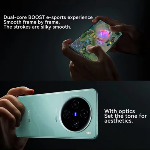 vivo X100s, triple caméra arrière, 16 Go + 512 Go, identification faciale/identification par empreinte digitale, 6,78 pouces Android 14 OriginOS 4 Dimensity 9300+ Octa Core, OTG, NFC, réseau : 5G, prise en charge SV44TC1344-017