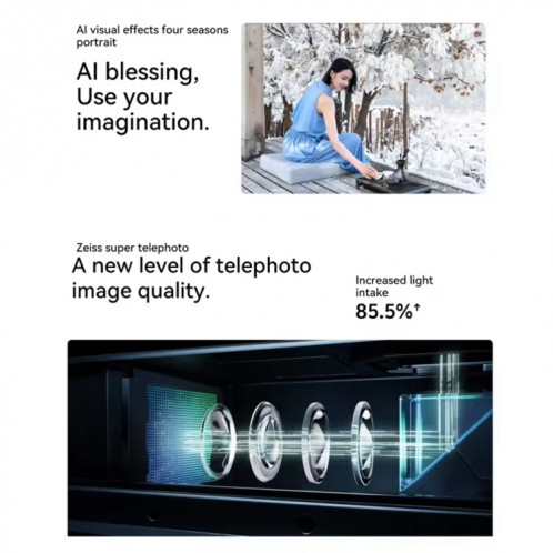 vivo X100s, triple caméra arrière, 16 Go + 512 Go, identification faciale/identification par empreinte digitale, 6,78 pouces Android 14 OriginOS 4 Dimensity 9300+ Octa Core, OTG, NFC, réseau : 5G, prise en charge SV44TC1344-017