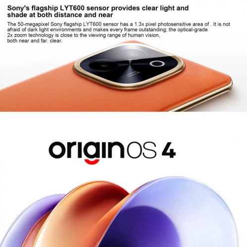 vivo Y200, double caméra arrière, 12 Go + 512 Go, identification par empreinte digitale sur écran Face ID, 6,78 pouces Android 14.0 OriginOS 4 Snapdragon 6 Gen 1 Octa Core 2,2 GHz, OTG, réseau : 5G, prise en charge SV551B1159-08