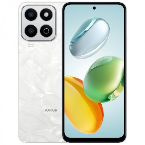 Honor Play 60 Plus 5G, 12 Go + 512 Go, 6,77 pouces MagicOS 8.0 Qualcomm Snapdragon 4 Octa Core jusqu'à 2,5 GHz, réseau : 5G, OTG (blanc) SH564W369-09