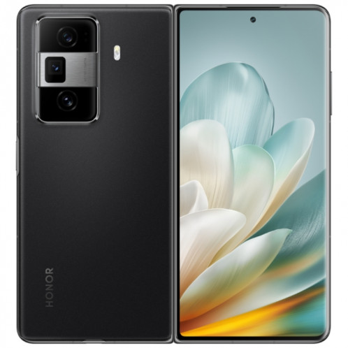 Honor Magic Vs3, 12 Go + 512 Go, identification par empreinte digitale latérale 7,92 pouces + 6,43 pouces MagicOS 8.0.1 Snapdragon 8 Gen 2 Octa Core, réseau : 5G, OTG, NFC (noir) SH579B1971-011
