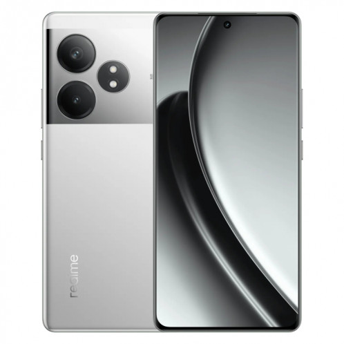 Realme GT Neo6, 16 Go + 512 Go, 6,78 pouces Realme UI 5.0 Snapdragon 8s Gen 3 Octa Core, NFC, réseau : 5G, prise en charge Google Play (argent) SR584S557-04