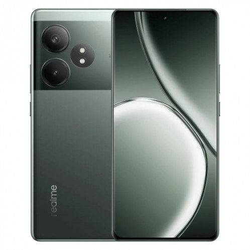 Realme GT Neo6 SE, 16 Go + 256 Go, 6,78 pouces Realme UI 5.0 Snapdragon 7+ Octa Core, NFC, réseau : 5G, compatible Google Play (vert) SR587G775-09