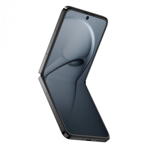 Huawei nova Flip, 12 Go + 512 Go, identification par empreinte digitale latérale, 6,94 pouces + 2,14 pouces HarmonyOS 4.2 Octa Core, NFC, OTG, ne prend pas en charge Google Play (noir) SH612B733-013