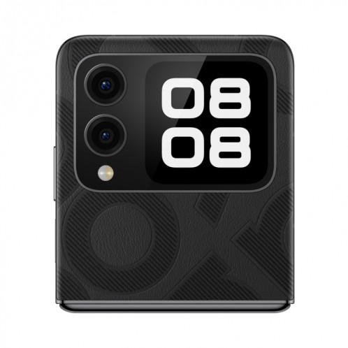 Huawei nova Flip, 12 Go + 512 Go, identification par empreinte digitale latérale, 6,94 pouces + 2,14 pouces HarmonyOS 4.2 Octa Core, NFC, OTG, ne prend pas en charge Google Play (noir) SH612B733-013