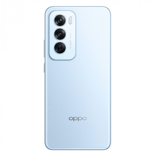 Téléphone OPPO Reno12 AI, 12 Go + 512 Go, écran avec empreinte digitale, 6,7 pouces ColorOS 14.1 Dimensity 8250 Octa Core jusqu'à 3,1 GHz, NFC, OTG, réseau : 5G (bleu) SO617L1422-013