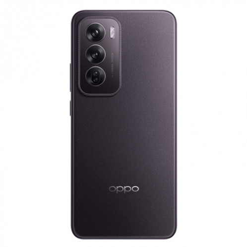 Téléphone OPPO Reno12 AI, 16 Go + 256 Go, écran d'empreintes digitales, 6,7 pouces ColorOS 14.1 Dimensity 8250 Octa Core jusqu'à 3,1 GHz, NFC, OTG, réseau : 5G (noir) SO618B1162-013
