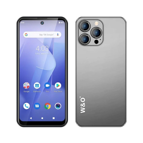 W&O X200, 3 Go + 32 Go, 6,528 pouces Android 10 Mediatek MT6739 Quad Core, réseau : 4G (gris) SH875H314-09