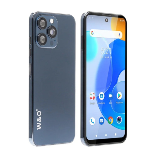 W&O X200, 3 Go + 32 Go, 6,528 pouces Android 10 Mediatek MT6739 Quad Core, réseau : 4G (blanc) SH875W302-09