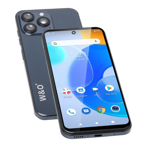 W&O X200, 3 Go + 32 Go, 6,528 pouces Android 10 Mediatek MT6739 Quad Core, réseau : 4G (blanc) SH875W302-09