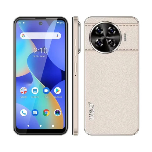 W&O X300, 3 Go + 32 Go, 6,528 pouces Android 10 Mediatek MT6739 Quad Core, réseau : 4G (Champagne Gold) SH76CJ863-09