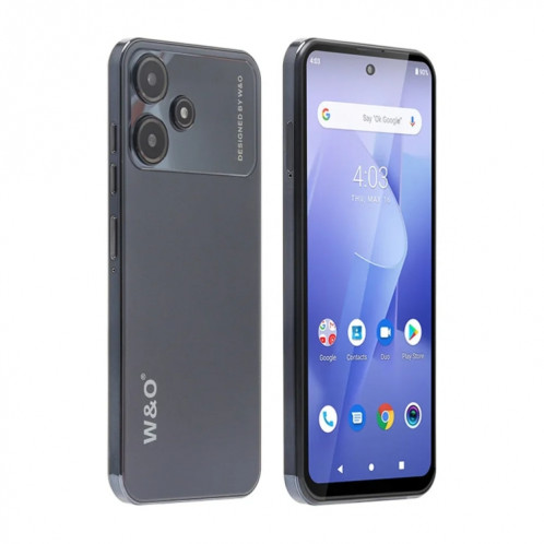 Téléphone de marque, W&O X100, 3 Go + 32 Go, 6,528 pouces Android 10 Mediatek MT6739 Quad Core, réseau : 4G (vert) SH877G988-09