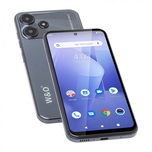 Téléphone de marque, W&O X100, 3 Go + 32 Go, 6,528 pouces Android 10 Mediatek MT6739 Quad Core, réseau : 4G (jaune) SH877Y909-09