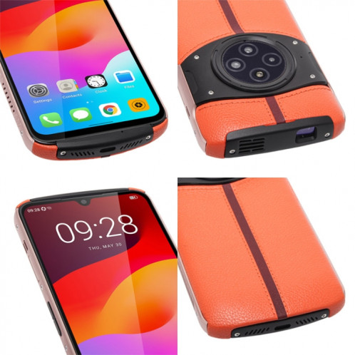 UNIWA PJ001 Téléphone projecteur, 8 Go + 256 Go, 6,72 pouces Android 12 Mediatek MT8788WA Octa Core, réseau : 4G (vert) SU878G1288-08
