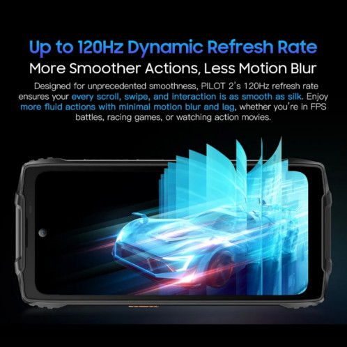  Blackview Oscal PILOT 2, IP68/IP69K/MIL-STD-810H, 6,5 pouces Android 14 MediaTek MT6789 Octa Core, réseau : 4G, OTG, NFC (vert) SH904G202-035