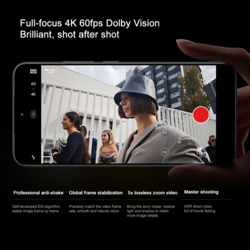 Xiaomi 15, 12 Go + 256 Go, 6,36 pouces Xiaomi HyperOS 2 Snapdragon 8 Elite Octa Core 3 nm jusqu'à 4,32 GHz, NFC, Réseau : 5G (Blanc) SX910W1131-022