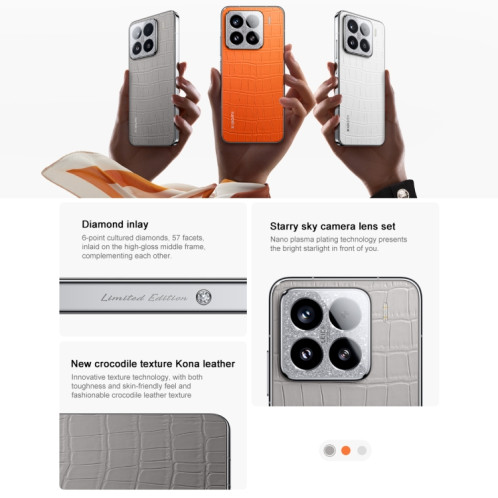 Xiaomi 15, 12 Go + 256 Go, 6,36 pouces Xiaomi HyperOS 2 Snapdragon 8 Elite Octa Core 3 nm jusqu'à 4,32 GHz, NFC, réseau : 5G (vert herbe) SX10GG1763-022