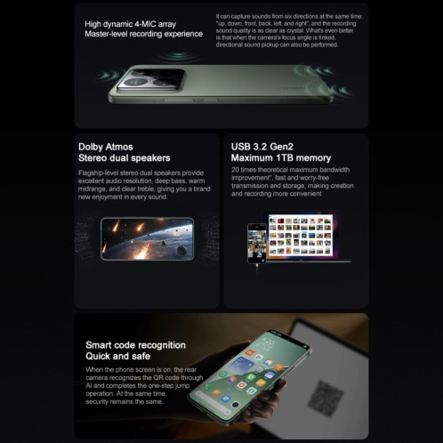 Xiaomi 15 Pro, 12 Go + 256 Go, 6,73 pouces Xiaomi HyperOS 2 Snapdragon 8 Elite Octa Core 3 nm jusqu'à 4,32 GHz, NFC, Réseau : 5G (Argent) SX915S1548-020
