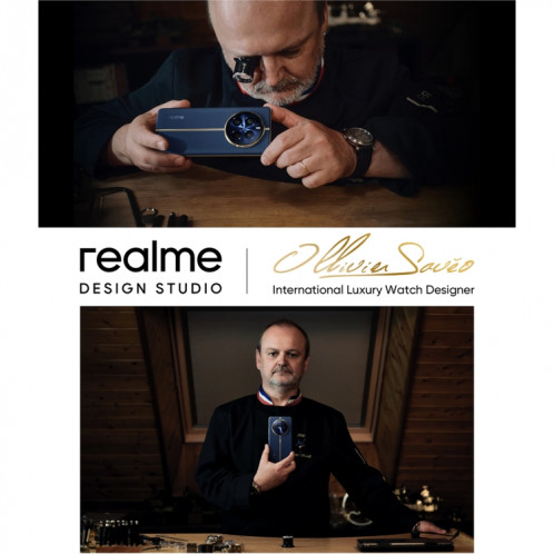 Realme 12 Pro+, 12 Go + 256 Go, identification par empreinte digitale à l'écran, 6,7 pouces Realme UI 5.0 Snapdragon 7s Gen 2 Octa Core, NFC, réseau : 5G, prise en charge de Google Play (or) SR373J489-025