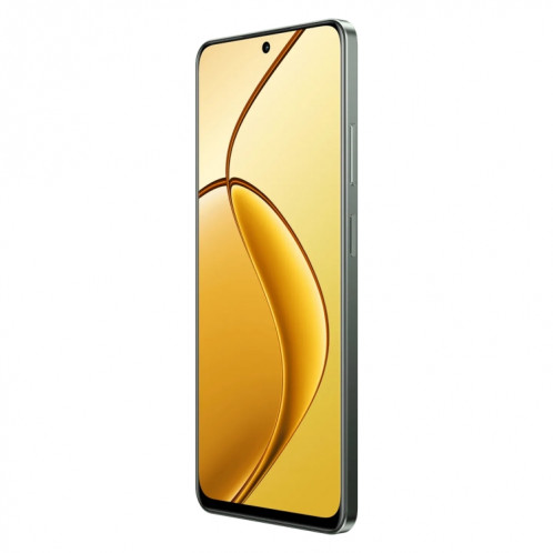 Realme 12x, 12 Go + 256 Go, identification par empreinte digitale latérale, 6,67 pouces Realme UI 5.0 Dimensity 6100+ 5G Octa Core, NFC, réseau : 5G, prise en charge Google Play (noir brillant) SR78GR754-015