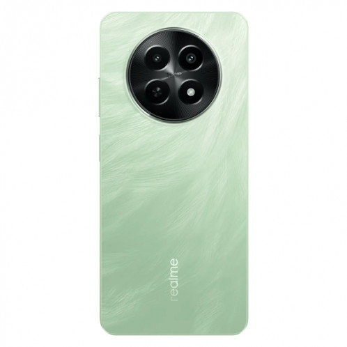 Realme 12x, 12 Go + 512 Go, identification par empreinte digitale latérale, 6,67 pouces Realme UI 5.0 Dimensity 6100+ 5G Octa Core, NFC, réseau : 5G, prise en charge Google Play (vert plume) SR79QC1883-015