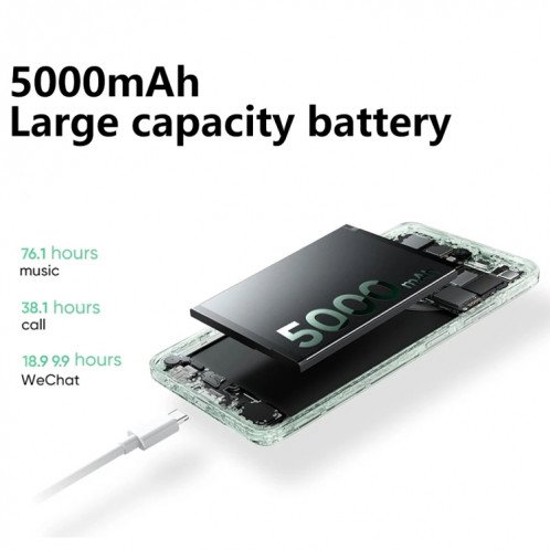 Realme 12x, 12 Go + 512 Go, identification par empreinte digitale latérale, 6,67 pouces Realme UI 5.0 Dimensity 6100+ 5G Octa Core, NFC, réseau : 5G, prise en charge Google Play (vert plume) SR79QC1883-015