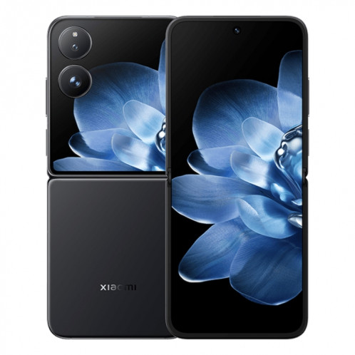 Xiaomi MIX Flip, 12 Go + 256 Go, 6,86 pouces + 4,01 pouces Xiaomi HyperOS Snapdragon 8 Gen 3 Octa Core 4 nm jusqu'à 3,3 GHz, NFC, réseau : 5G (noir) SX380B187-020