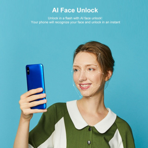 Xiaomi Redmi 9A, 4 Go + 64 Go, Batterie 5000 mAh, identification faciale, 6,53 pouces MIUI 12 MTK Helio G25 Octa Core jusqu'à 2,0 GHz, réseau : 4G, double SIM, prise en charge de Google Play (noir) SX675B1918-015
