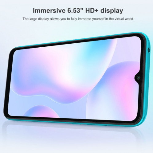 Xiaomi Redmi 9A, 4 Go + 64 Go, Batterie 5000 mAh, identification faciale, 6,53 pouces MIUI 12 MTK Helio G25 Octa Core jusqu'à 2,0 GHz, réseau : 4G, double SIM, prise en charge de Google Play (noir) SX675B1918-015