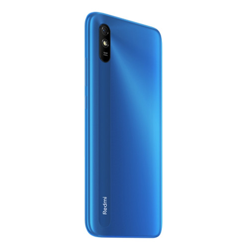 Xiaomi Redmi 9A, 4 Go + 64 Go, Batterie 5000 mAh, identification faciale, 6,53 pouces MIUI 12 MTK Helio G25 Octa Core jusqu'à 2,0 GHz, réseau : 4G, double SIM, prise en charge de Google Play (bleu) SX675L1591-015