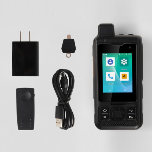 Téléphone robuste UNIWA B8000, 1 Go + 8 Go, IP68 étanche à la poussière antichoc, 4000mAh, 2,4 pouces Android 8.1 MTK6739 Quad Core, réseau: 4G, PTT, OTG, SOS (noir) SU748B1375-08