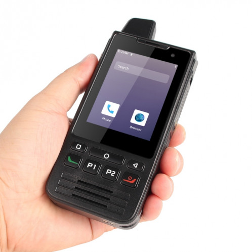 Téléphone robuste UNIWA F60 Talkie Walkie, 1 Go + 8 Go, IP68 étanche à la poussière, antichoc, batterie 5300mAh, 2,8 pouces Android 9.0 MTK6739 Quad Core jusqu'à 1,3 GHz, réseau: 4G, SOS, OTG, NFC (noir) SU751B1238-09