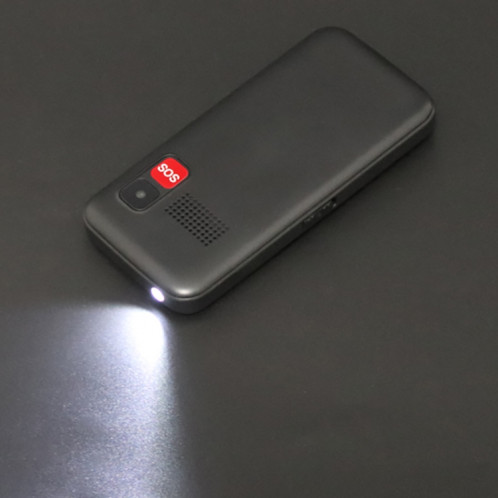 Téléphone portable UNIWA V171, 1.77 pouces, batterie 1000mAh, 21 touches, prise en charge Bluetooth, FM, MP3, MP4, GSM, double SIM, avec base d'accueil (noir) SU752B1434-08