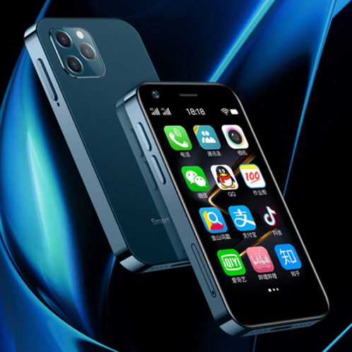 SOYES XS12, MERVEILLE+MERVEILLE, Reconnaissance faciale, 3,0 pouces Android 9.0 MTK6737M Quad Core jusqu'à 1,1 GHz, Bluetooth, WiFi, FM, Réseau : 4G, Dual SIM (Bleu) SS905L290-015