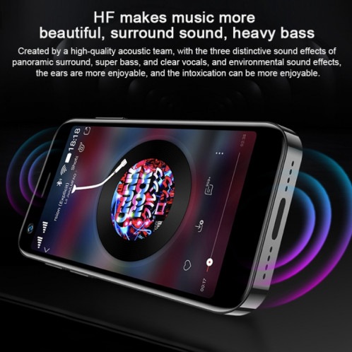 SOYES XS12, MERVEILLE+MERVEILLE, Reconnaissance faciale, 3,0 pouces Android 9.0 MTK6737M Quad Core jusqu'à 1,1 GHz, Bluetooth, WiFi, FM, Réseau : 4G, Dual SIM (Noir) SS905B563-015