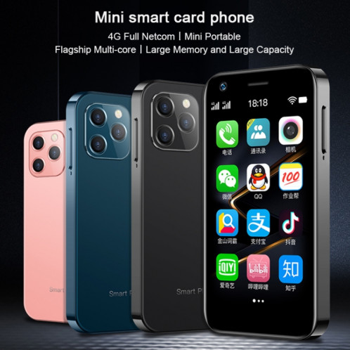 SOYES XS12, MERVEILLE+MERVEILLE, Reconnaissance faciale, 3,0 pouces Android 9.0 MTK6737M Quad Core jusqu'à 1,1 GHz, Bluetooth, WiFi, FM, Réseau : 4G, Dual SIM (Noir) SS905B563-015