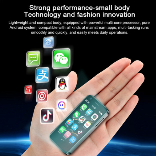 SOYES XS12, MERVEILLE+MERVEILLE, Reconnaissance faciale, 3,0 pouces Android 9.0 MTK6737M Quad Core jusqu'à 1,1 GHz, Bluetooth, WiFi, FM, Réseau : 4G, Dual SIM (Noir) SS905B563-015