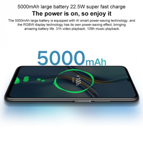 Honory X30 max 5g KKG-AN70, 64MP Caméras, 8 Go + 128 Go, version de la Chine, Double dossier Caméras, Identification de l'empreinte digitale, Batterie 5000mAh, UI de 7,09 pouces Magic UI 5.0 (Android R) Dimension 900 SH45TS600-015