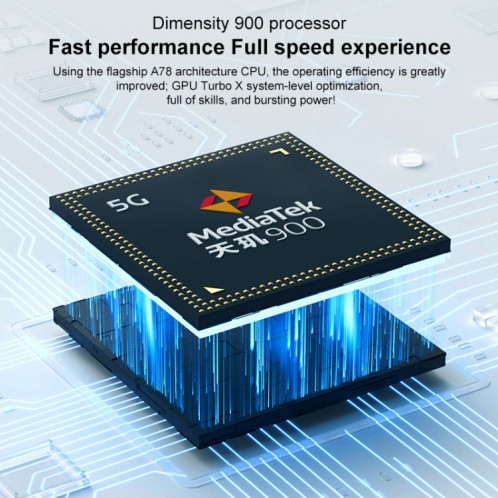Honory X30 max 5g KKG-AN70, 64MP Caméras, 8 Go + 128 Go, version de la Chine, Double dossier Caméras, Identification de l'empreinte digitale, Batterie 5000mAh, UI de 7,09 pouces Magic UI 5.0 (Android R) Dimension 900 SH45TS600-015