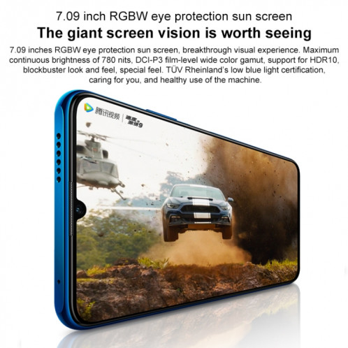 HONNEUR X30 MAX 5G KKG-AN70, 64MP Caméras, 8 Go + 256 Go, version de Chine, Double dossier Caméras, Identification de l'empreinte digitale, Batterie 5000mAh, UI de 7,09 pouces Magic UI 5.0 (Android R) Dimension 900 SH46TS1081-015
