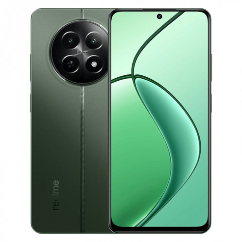 Realme 12, 12 Go + 512 Go, identification par empreinte digitale latérale, 6,72 pouces Realme UI 5.0 Dimensity 6100+ 5G Octa Core, NFC, réseau : 5G, prise en charge Google Play (vert) SR960G1553-018