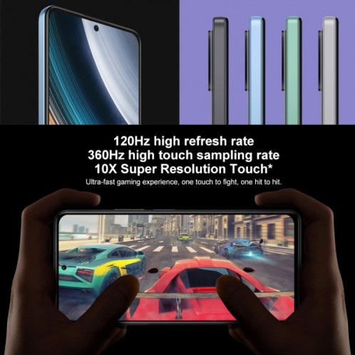 Xiaomi Redmi K40S 5G, appareil photo 48MP, 12 Go + 256 Go, Caméras triple arrière, batterie 4500 mAh, identification d'empreintes digitales, 6,67 pouces MIUI 13 Qualcomm Snapdragon 870 Octa Core jusqu'à 3,2 GHz, SX057B1710-07