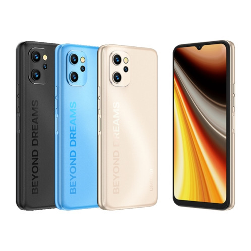 Umidigi Power 7 Max, caméra 48MP, 6 Go + 128 Go, Caméras triples arrière, batterie de 10000mAh, ID de visage et identification d'empreinte digitale latérale, 6,7 pouces Android 11 UNISOC T610 Octa Core jusqu'à 1,8 SU114L472-07