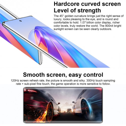 Honor X40 5G RMO-AN00, caméras 50MP, 8 Go + 256 Go, version chinoise, Caméras arrière doubles, identification des empreintes digitales de l'écran, batterie 5100 mAh, interface utilisateur magique 6,1 pouces / Android SH259S738-011
