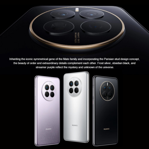 HUAWEI Mate 50E 256 Go, appareil photo 50 MP, version chinoise, Caméras arrière doubles, identification d'empreintes digitales à l'écran, 6,7 pouces HarmonyOS 3.0 Qualcomm Snapdragon 778G 4G Octa Core jusqu'à 2,42 SH269S1128-09